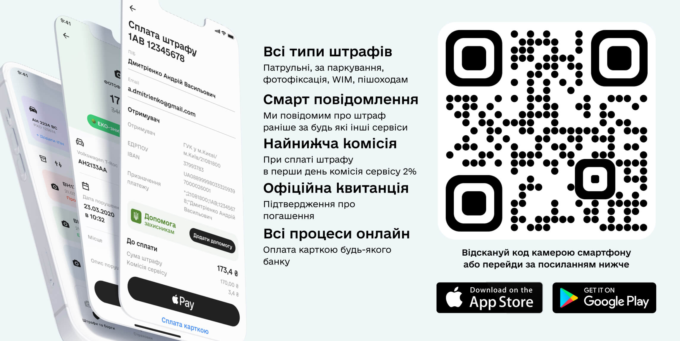 Оплата штрафів ПДР | Перевірка штрафів ПДР | Штрафи ПДР | Штрафи UA